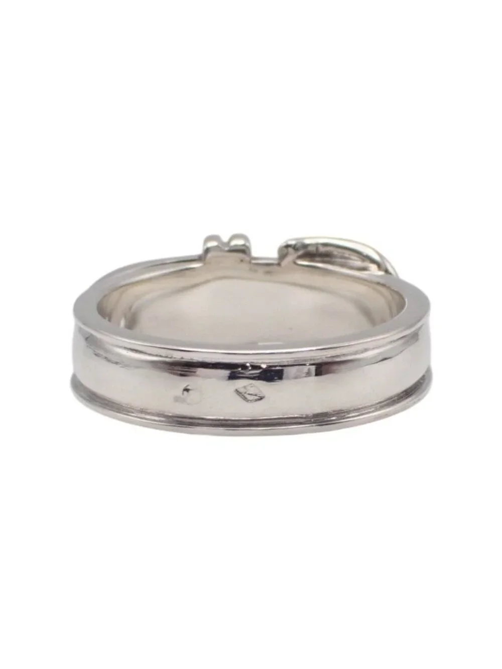 Hermes Ceinture Belt Ring 49 925 Sterling Silver Accessory